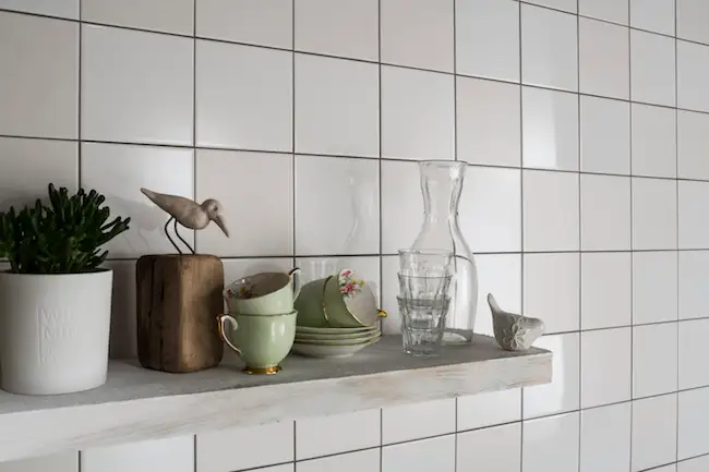 White Square Tile Ideas Small or Large Format Industrial